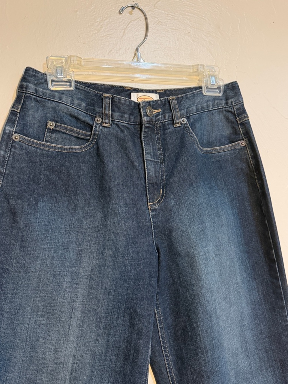 Talbots / Wide Leg Dark Blue Women’s Jeans…811 - Picture 3 of 10